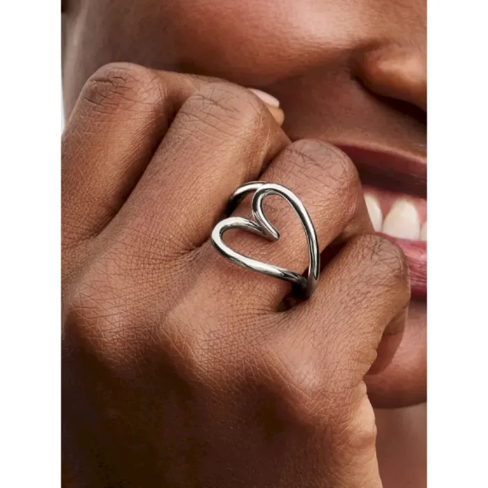 Organically Shaped Heart Ring - Image 2