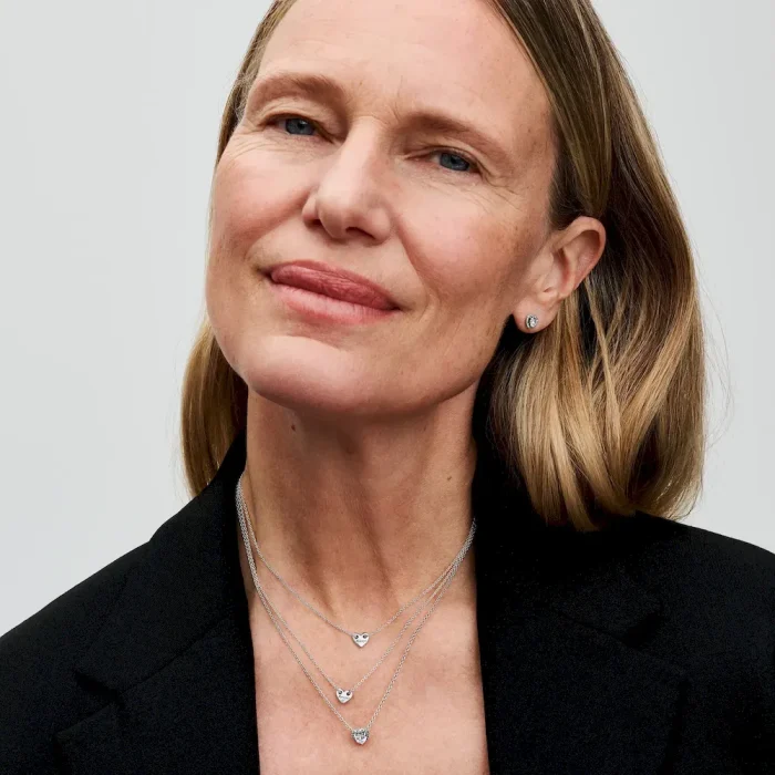 Forever & Always Splittable Heart Collier Necklaces - Image 3