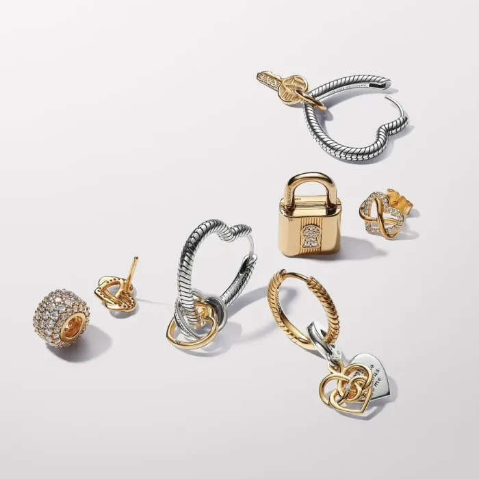 Lab-grown Diamond Engravable Mom Double Dangle Charm - Image 7