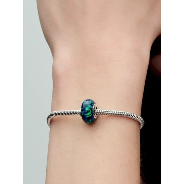 Opalescent Green Charm - Image 2