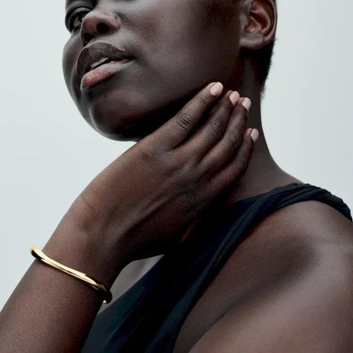 Organically Shaped Open Bangle - Image 4