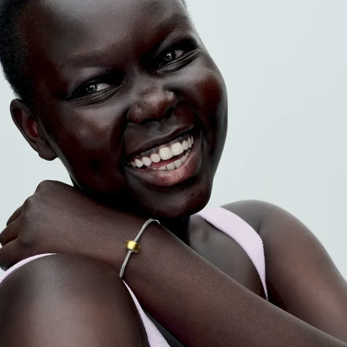 Golden Mini Murano Glass Charm - Image 3