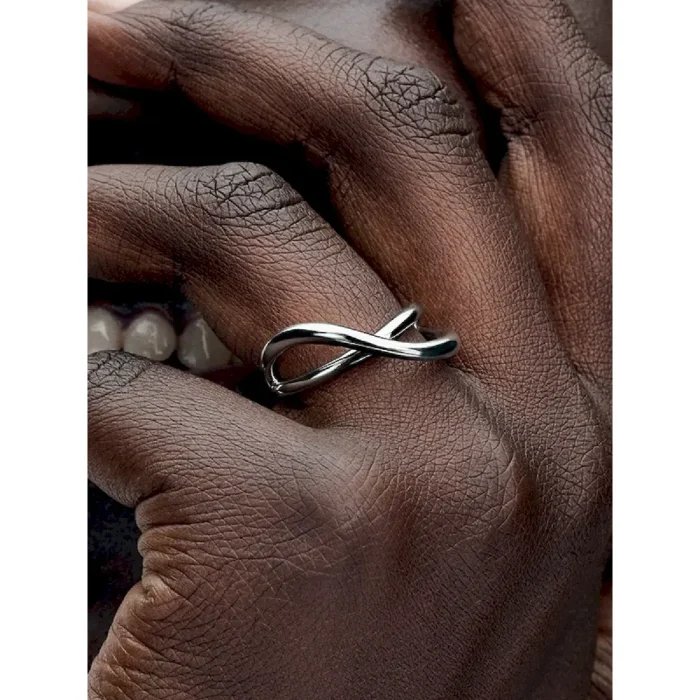 Organically Shaped Infinity Ring - Image 2