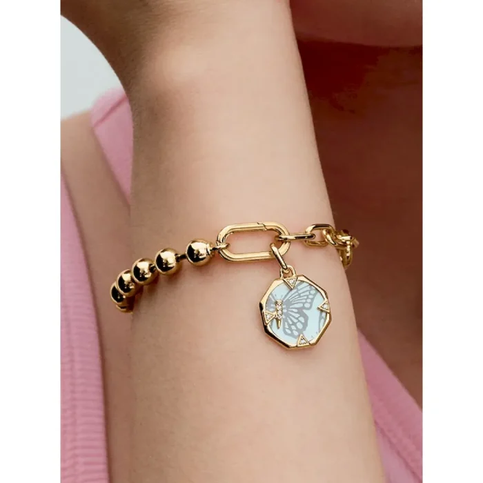 Pandora ME Pearlescent Butterfly Medallion Charm - Image 2