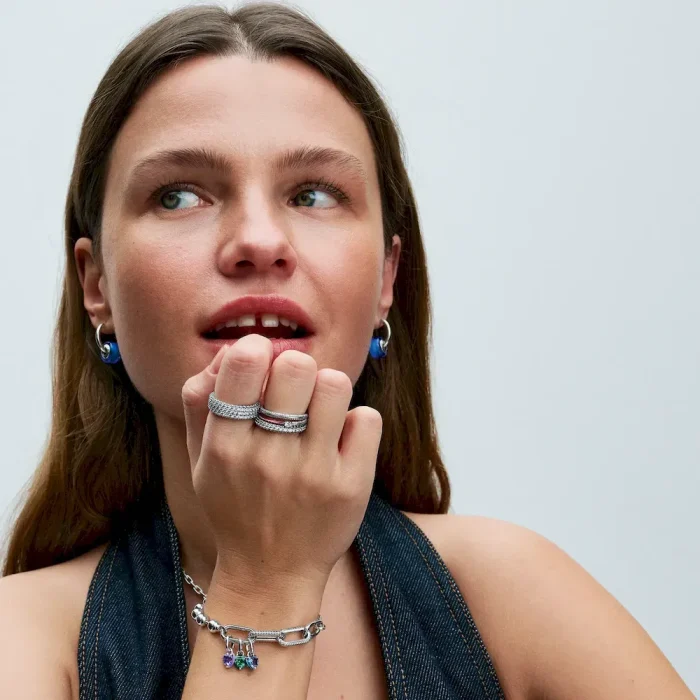 Pandora ME Green Chakra Heart Mini Dangle Charm - Image 4