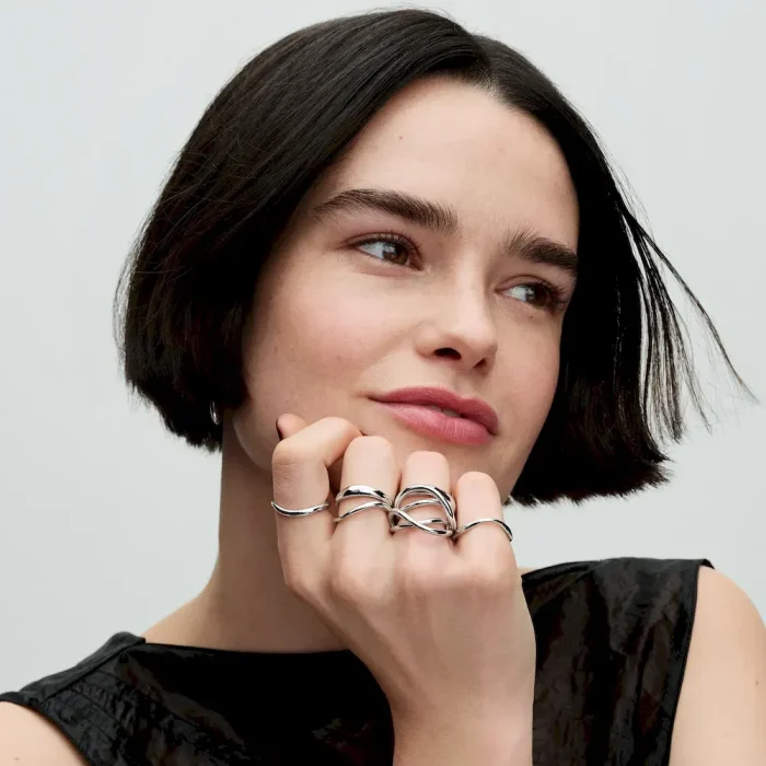 Organically Shaped Infinity Ring - Image 3