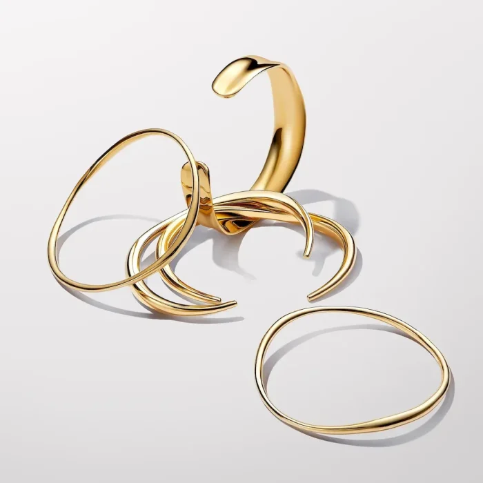 Organically Shaped Open Bangle - Image 6