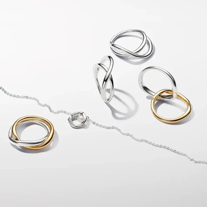 Organically Shaped Infinity Ring - Image 5