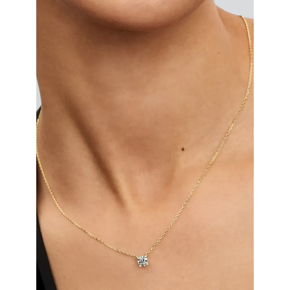 Pandora Era Lab-Grown Diamond Pendant Necklace