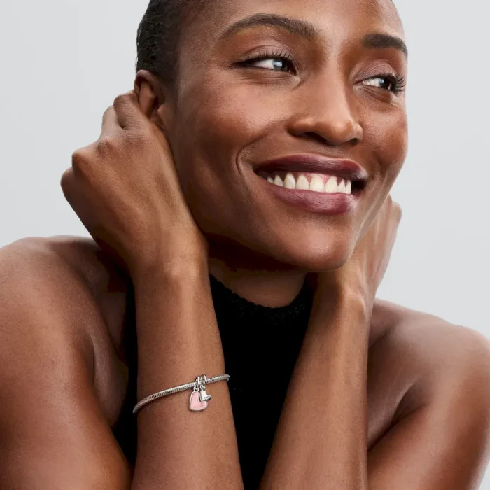 Mother Daughter Dangle Charm Bracelet - Image 6