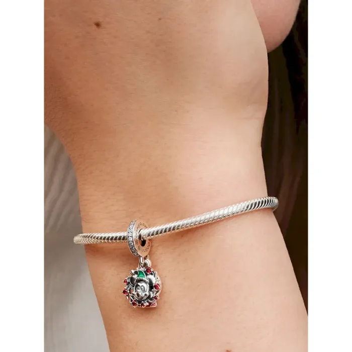 Silver Sparkling Bow Bracelet Set - Image 9