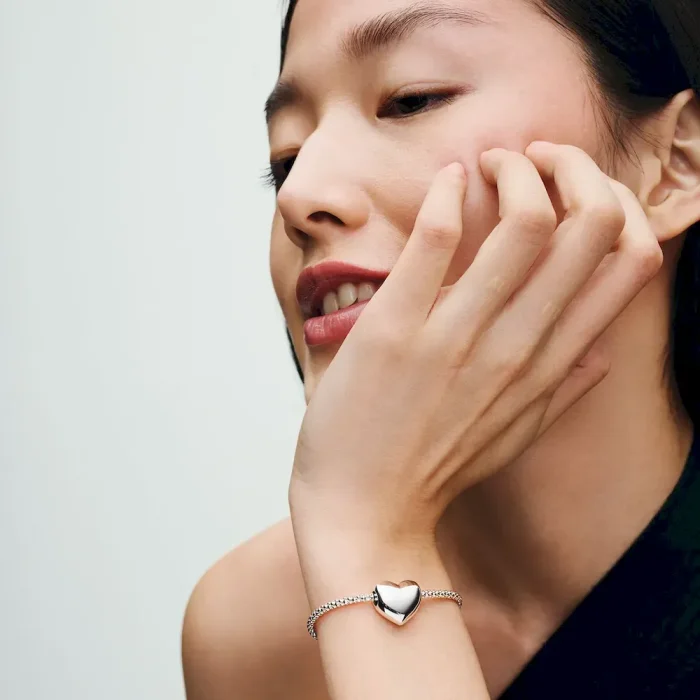 Pandora Moments Studded Chain Slider Bracelet - Image 4