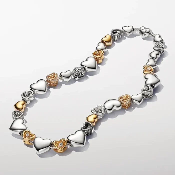 Beaded Open Heart Charm - Image 7