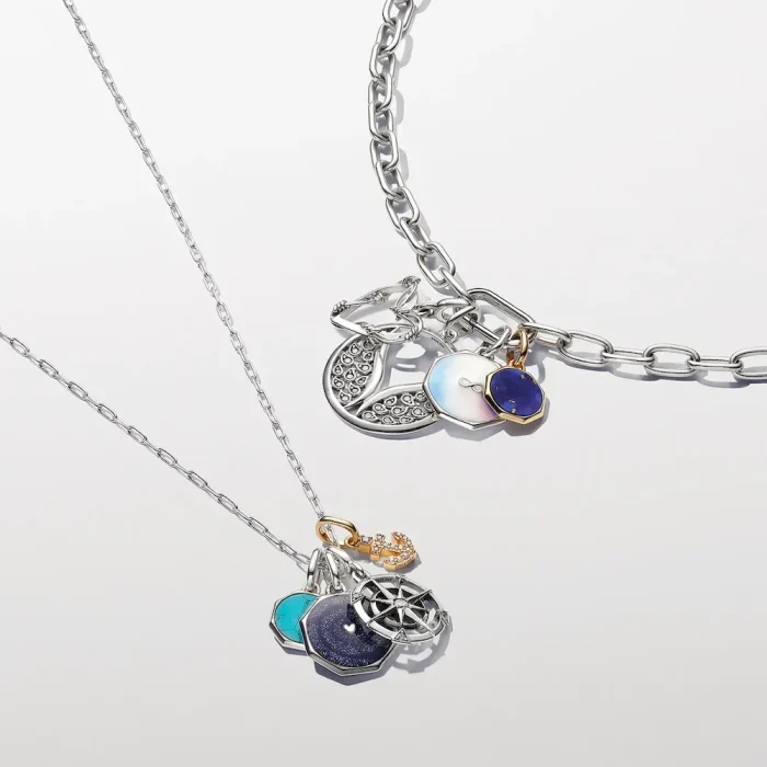 Blue Engravable Mini Medallion Charm - Image 6