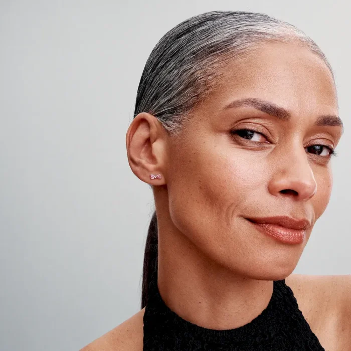 Sparkling Bow Stud Earring Set - Image 6