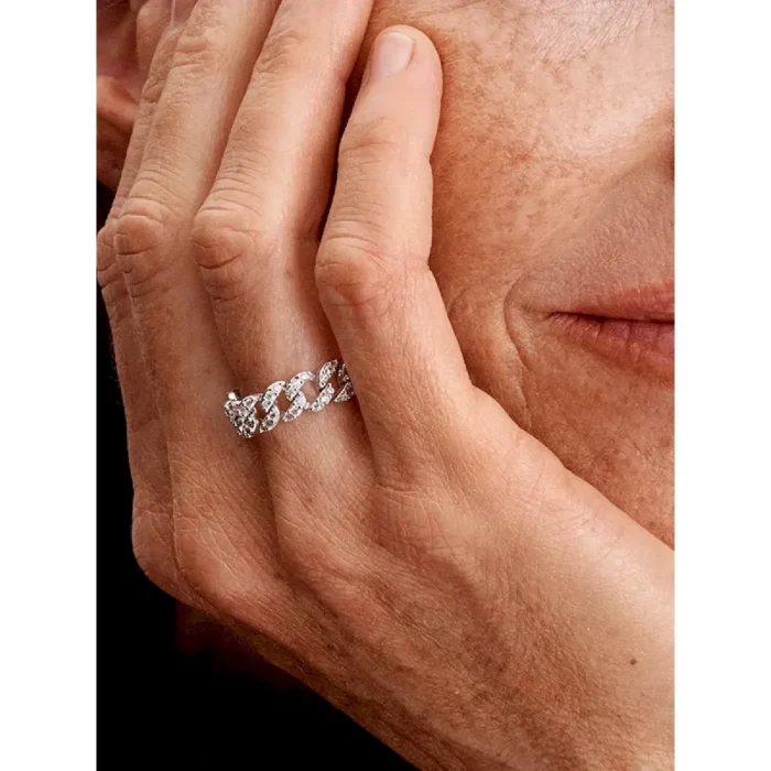 Pavé Cuban Chain Ring - Image 2