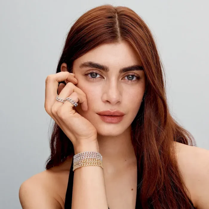 Pavé Cuban Chain Bracelet - Image 4