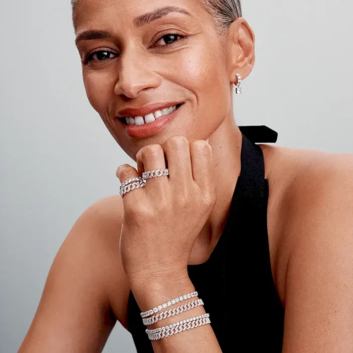 Pavé Cuban Chain Bracelet - Image 3