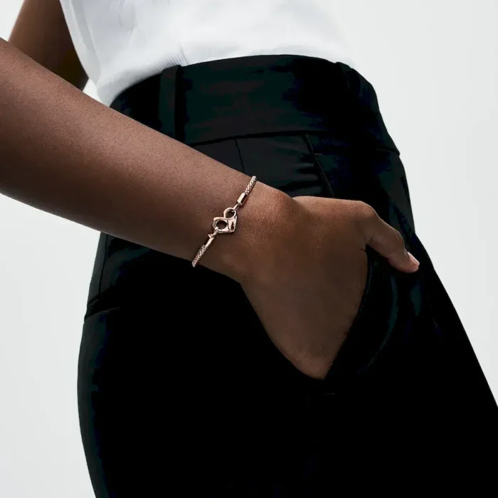 Pandora Moments Studded Chain Bracelet - Image 3