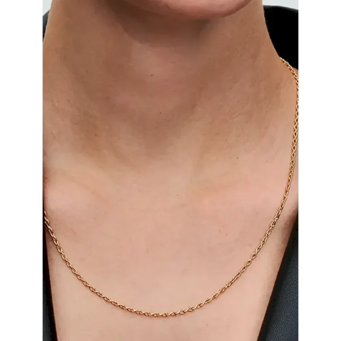 Engravable Oversized Heart Tag Pendant Necklace - Image 9