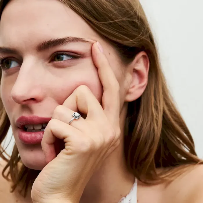 June Birthstone Eternity Circle Ring - Image 3