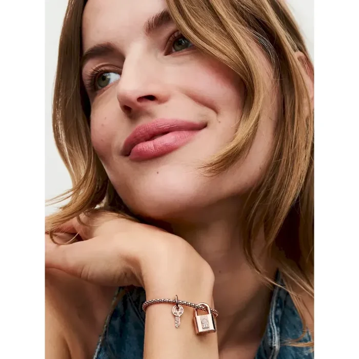 Padlock & Key Dangle Charm - Image 3