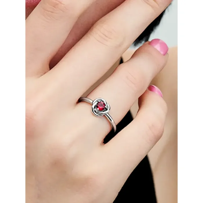 July Birthstone Eternity Circle Ring - Image 2