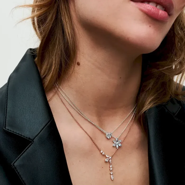 Sparkling Herbarium Cluster Stud Earrings - Image 3