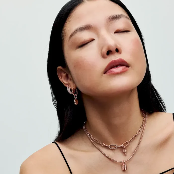 Pandora Moments Studded Chain Necklace - Image 5