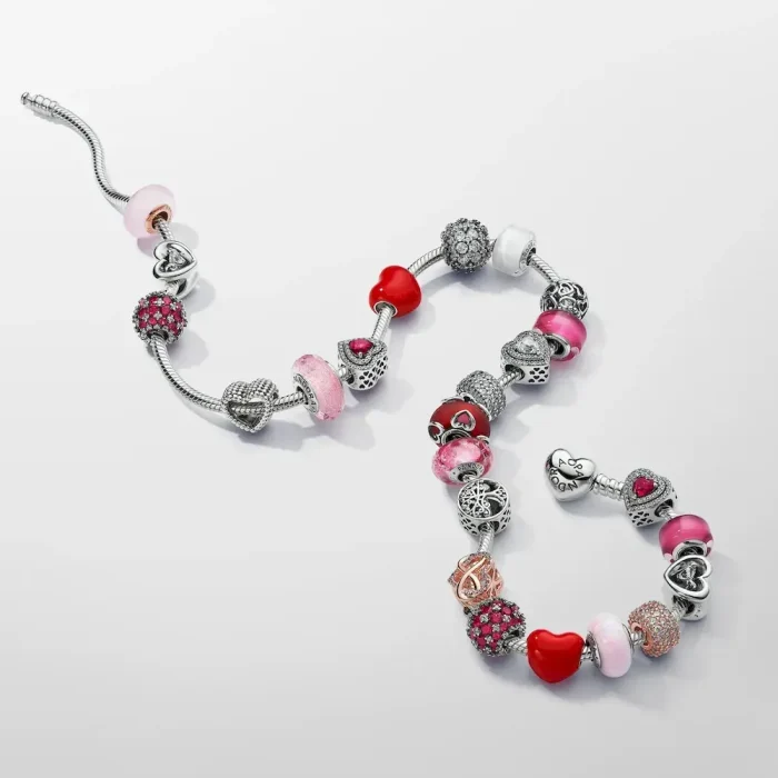 Matte Pink Murano Glass Charm - Image 6